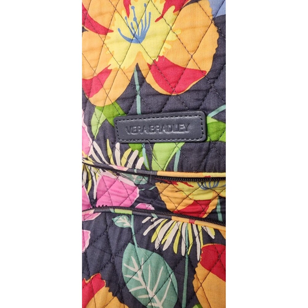 Vera Bradley Jazzy Blooms Floral Backpack Bag Double Zip - Picture 7 of 10